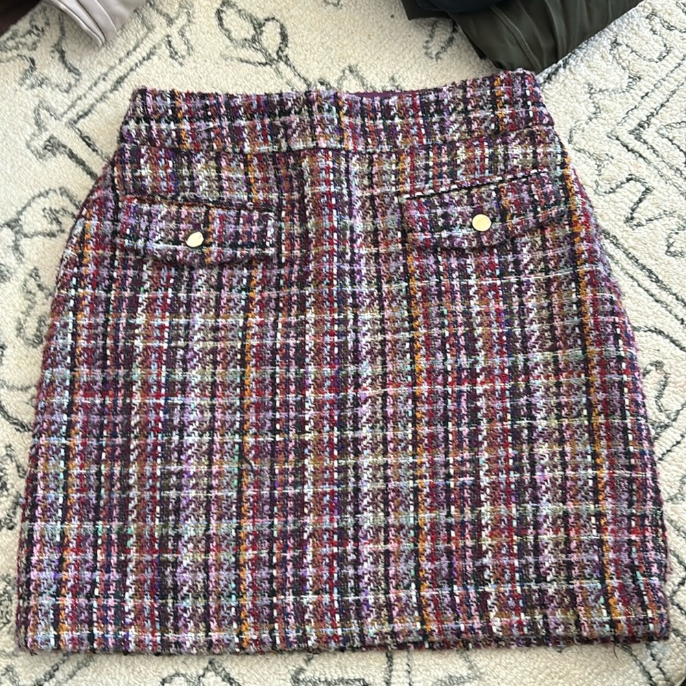LOFT SKIRT, Tweed mini